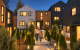 Twilight Townhouse Courtyard Stroll